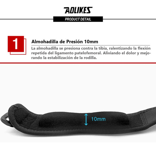 Banda Rotuliana Ajustable A Cualquier Rodilla
