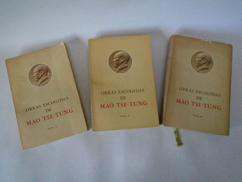 Obras Escogidas De Mao Tse Tung- Tomos 1, 2 Y 4 - Pekin 1968