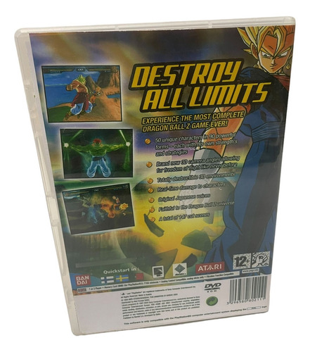 Dragon Ball Z Budokai Tenkaichi Play 2 Com Capa E Pôster Ps2