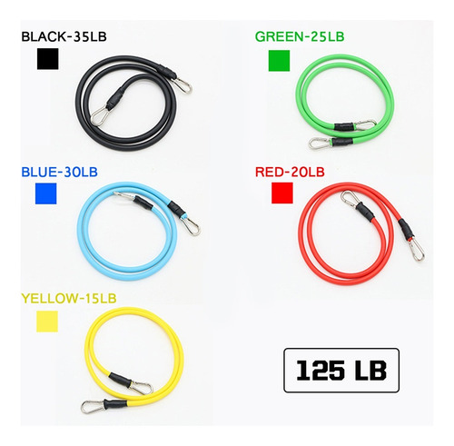 . .. Conjunto De 11 Faixas De Resistência Para Treinamento,