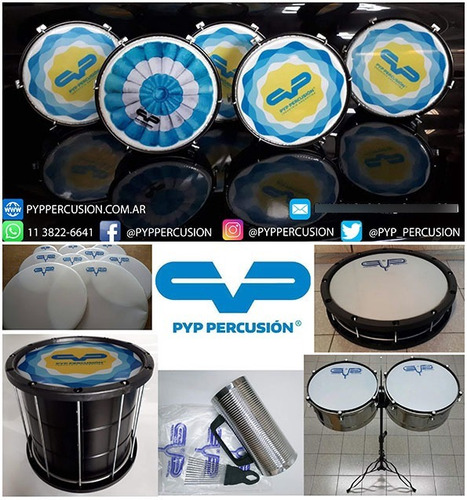 Imagen 4 de 4 de Parches 28 Pyp Percusion