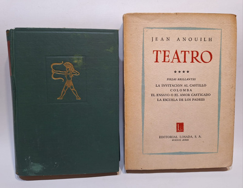 Antiguos Libros De Teatro Lote Por 2 Le319