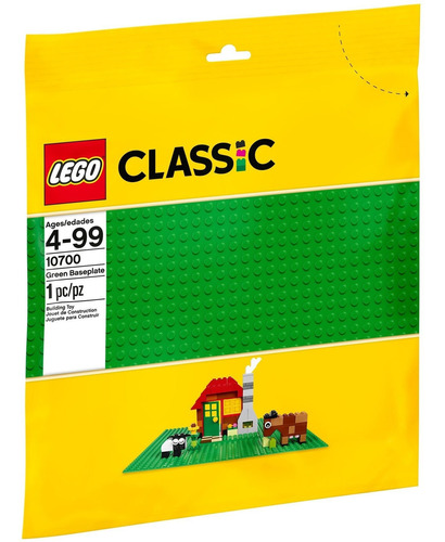 Figura Armable Lego Classic Base Verde 1 Pieza 10700