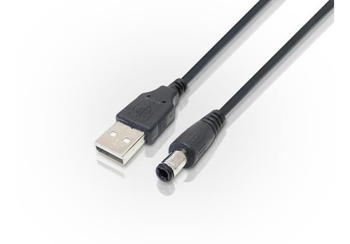 Cable De Alimentación Usb Am A Plug 2.5mm De 0.8m Nisuta