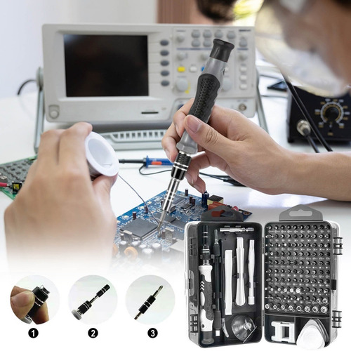 Juego Destornilladores Precisión 115 En 1 Notebook Teléfono