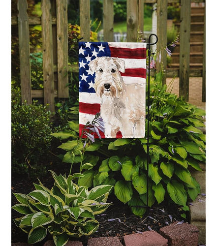 Caroline's Treasures Ck1709gf Patriotic Usa Wheaten Terrier