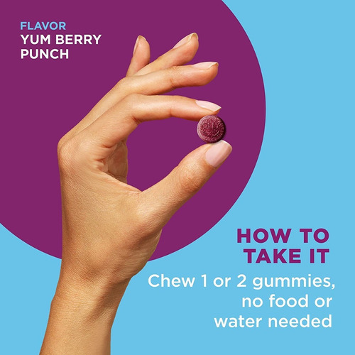 Imagen 5 de 5 de Olly Niños Kids 4+ Multivitamínico + Probióticos 70 Gomitas Sabor Berrys