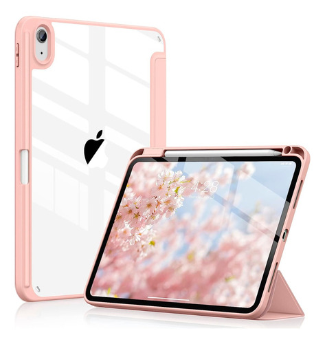 Funda Case Protector @ iPad 10ma Gen 10.9 Rosado C/transpare