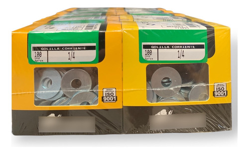 Arandela Plana Extra Reforzada 1/4 X 200 Unid. (1kg)
