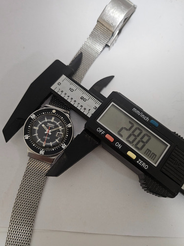 Relogio Seiko Automatico Femenino Diver Antigo Prateado Preto Preto (Usado)