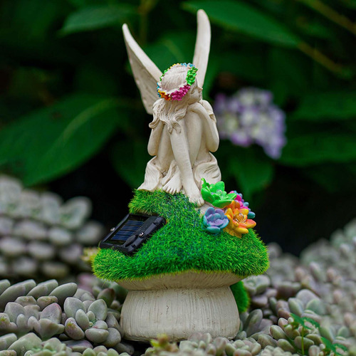Adornos De Luces Solares De Hadas De Jardín Sesión