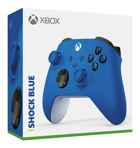 Control Microsoft Xbox Series S|x Inalambrico Azul Color Shock blue
