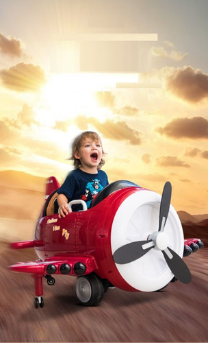 Avión A Batería Para Futuros Niños Pilotos