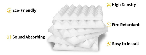 Paneles Acústicos, Espuma Acústica Para Estudio De Grabación