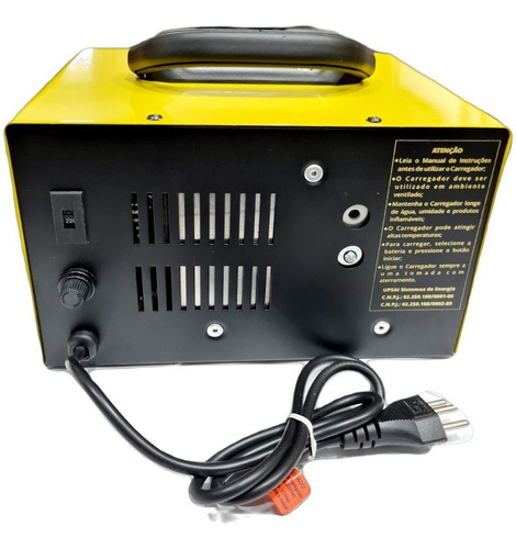 Carregador De Bateria 12v 24v Ate 100a Aux Partida Bivolt