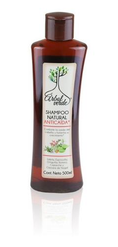 Imagen 8 de 10 de Shampoo Orgánico Arbol Verde Combate Caída Del Cabello 500ml