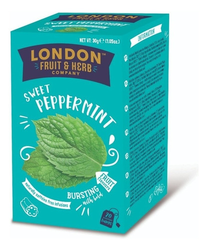 London Fruit & Herb Té Sweet Peppermint, 20 Sobres