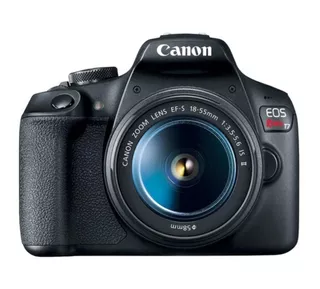 Canon Eos Rebel Kit T7 + Lente 18-55mm Is Ii Dslr
