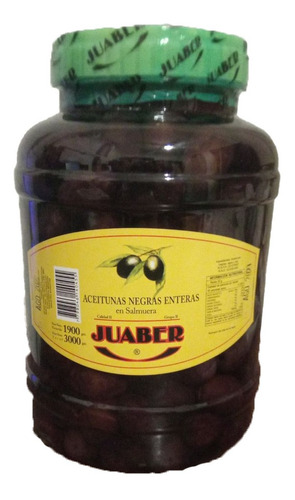 Aceitunas Negras Naturales 2 Kg Nº 000 