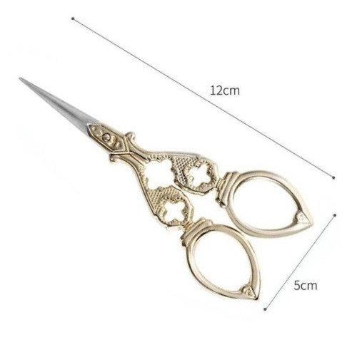Imagen 3 de 3 de Tijeras De Precisión Para Costura Tejido Bordado 12cm