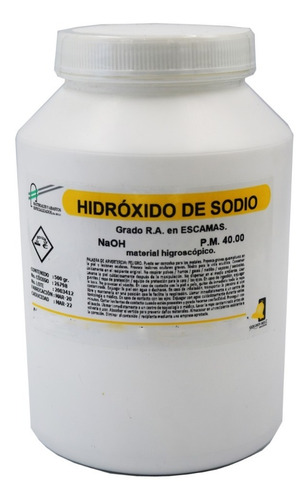 Hidroxido De Sodio 500gr. Appcrom