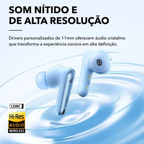 Fone de Ouvido Soundcore by Anker Liberty 4 NC ANC Redução de