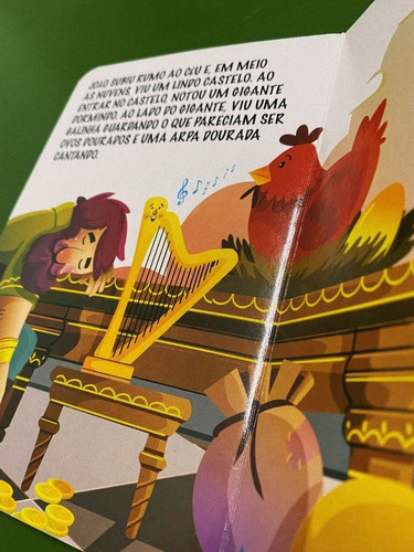 Livro Infantil João E O Pé De Feijão - Contos Clássicos Cartonados