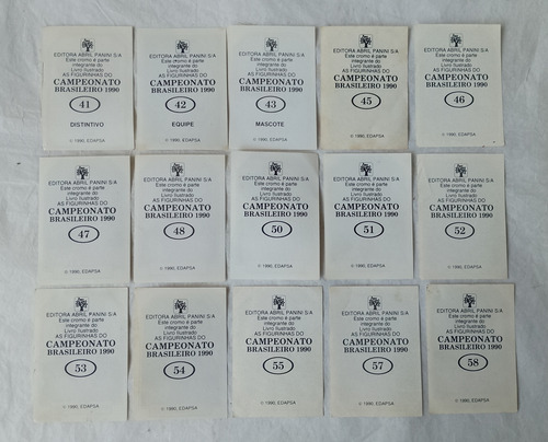 Figurinhas Campeonato Brasileiro 1990 - Flamengo - Unitário Flamengo Flamengo (Usado)