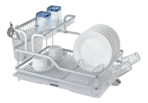 Imagen 4 de 5 de Secador/escurridor De Platos Bonux Aluminio