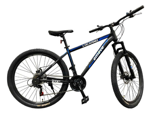 Bicicleta Emove Locarno Marco De Aluminio Rin 27,5 Pulgadas Color Azul/Negro Tamaño del marco M