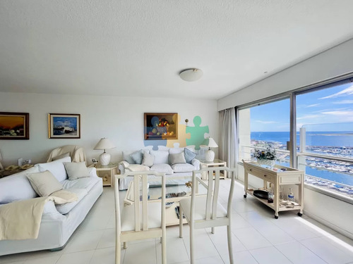 Apartamento De 4 Dormitorios Con Vista Al Mar - Península De Punta Del Este, Venta Y Alquiler - Ref : Eqp5669