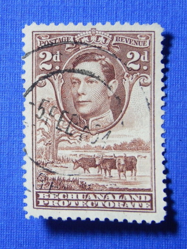 Imagen 2 de 2 de Estampillas Protectorado Bechuanalandia 1938 - Rey Jorge Vi