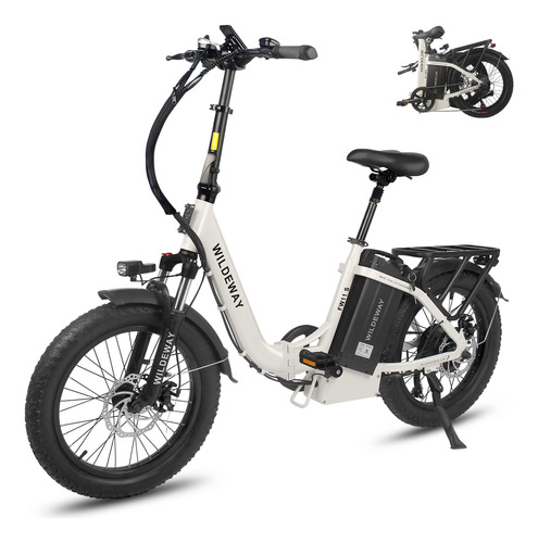 Bicicleta Electrica Ah Largo Alcance Mph Plegable Para Hombr