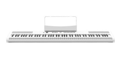 Imagen 4 de 10 de Piano Digital Artesia Am1 88 Teclas Con Pie Funda Y Fuente