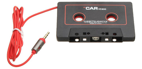 Cassette Adaptador Auxiliar Convertidor Negro Para Android