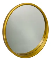 Comprar Espejo Redondo Marco Dorado Decorativo Sala 50 Cm Refmiro