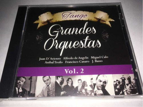 Tango Grandes Orquestas Int. Varios Cd Nuevo Original