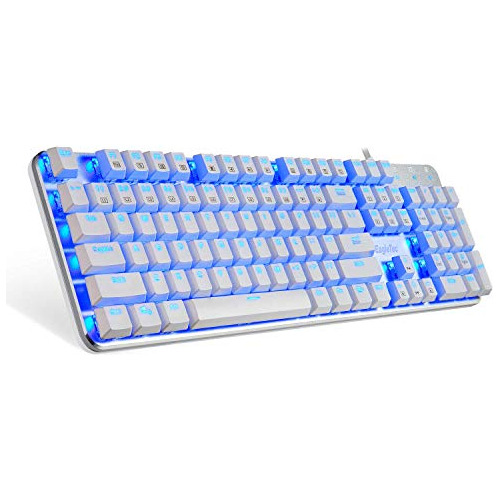 Eagletec Kg051-br Azul Led Retroiluminado Teclado De 1y4ls