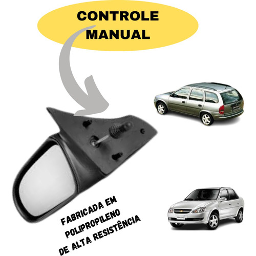 Par Retrovisor Corsa Wagon Pickup 1994 A 15 2016 C/controle