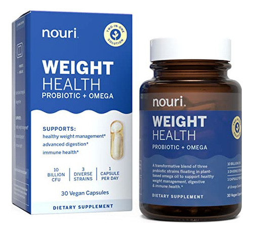 Probióticos Nouri Weight Health Para Bajar De Peso, Apoyo A