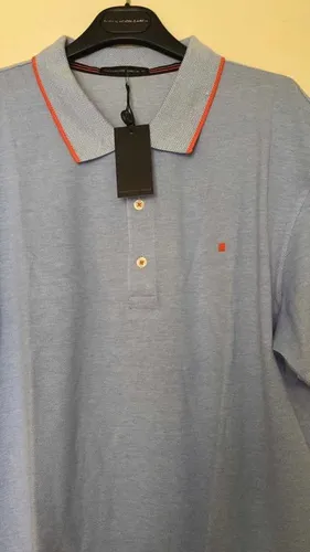 Polo Purificacion Garcia Logo Bordado Naranja Talla Xl Env o gratis