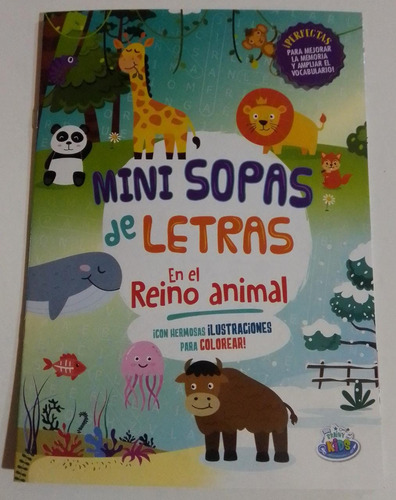 Mini Sopa De Letras En El Reino Animal