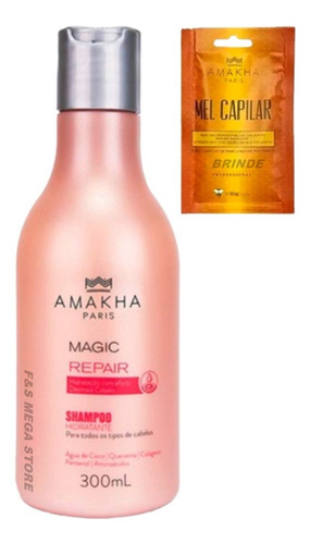 Shampoo Magic Repair 300ml Amakha Paris Para Cabelos