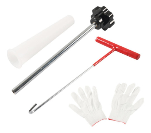 Kit De Herramientas De Válvula De Neumático Negro 4 Piezas
