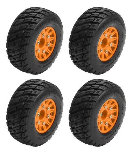 Neumáticos Rc Short Course Para Camiones De 113 Mm, 4 Unidad