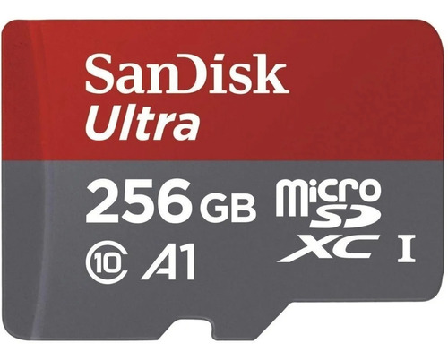 Sandisk Ultra 256 Gb Tarjeta Memoria Micro Sdxc Adapta Sd Ev