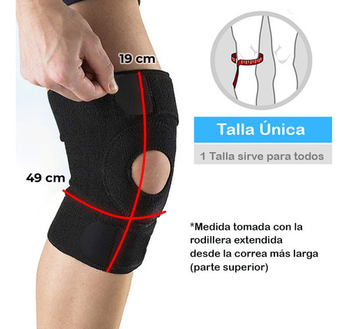 Rodillera Soporte Vendaje Deporte Protección Estabilizadora