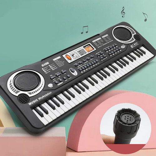 Juguete Educativo Musical Para Niños, Teclado Y Piano Electr
