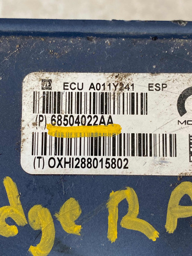 Módulo Abs Dodge Ram 2500 2019-2268504022aa Ml821 (Usado)