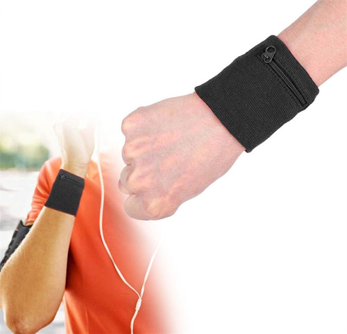 Cartera Con Muñequera De Fitness Transpirable Con Cremallera